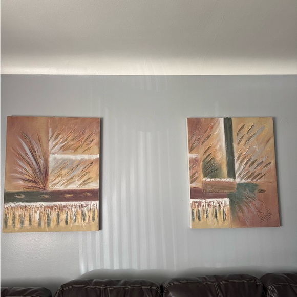 Lee Reynolds abstract art 24x30 - Picture 4 of 4